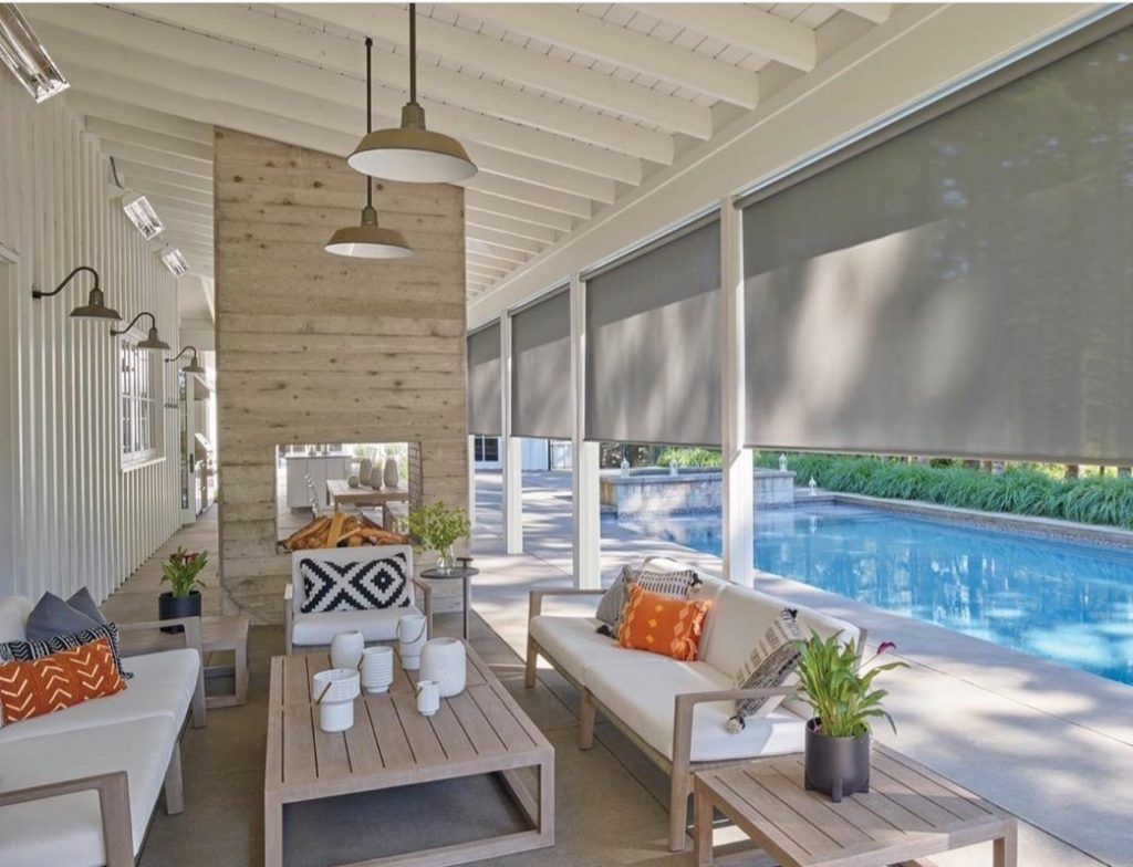 Hunter Douglas Outdoor Solar Roller Shades