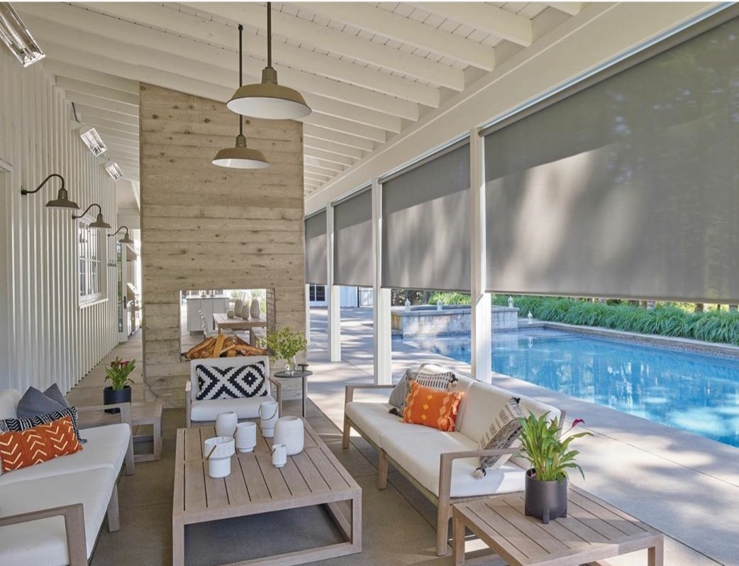 Hunter Douglas Outdoor Solar Roller Shades