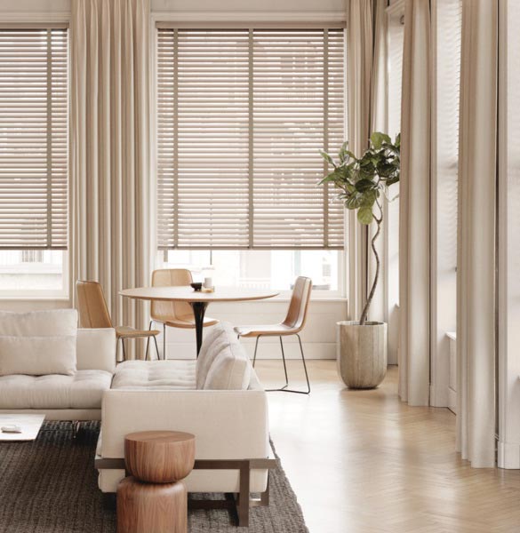 Hunter Douglas Modern Precious Metal Blinds