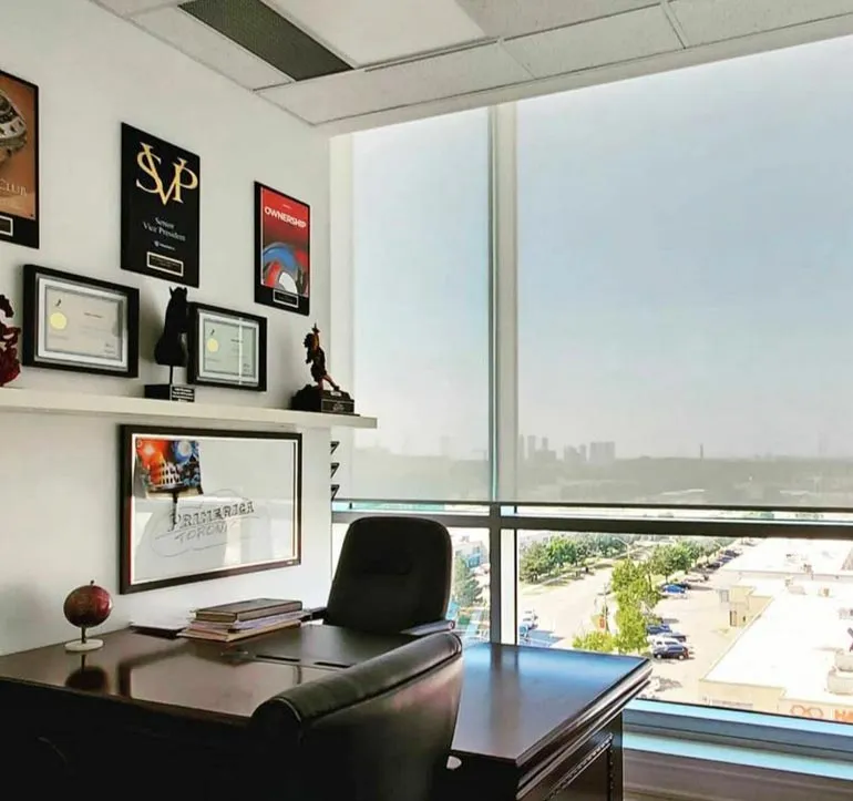 Commercial Office Solar Roller Shades