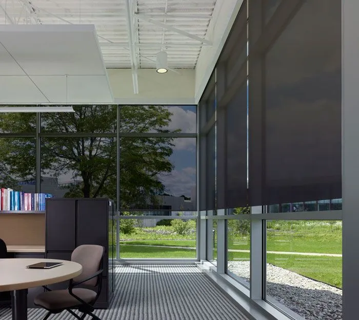 Commercial Office Solar Roller Shades