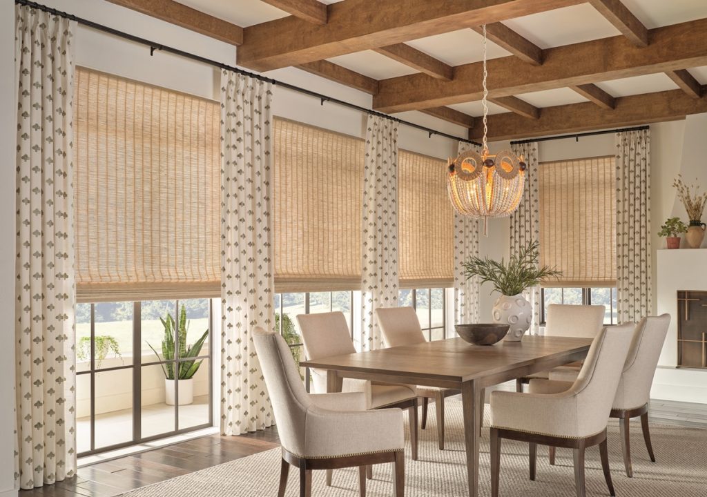 Hunter Douglas Provenance Woven Wood Roman Shades