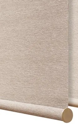 Hunter Douglas Designer Solar Shades Bottom Rail Round Fabric-wrapped