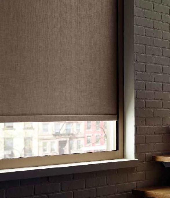 Hunter Douglas Designer Roller Shades Blackout System for 100% Blackout