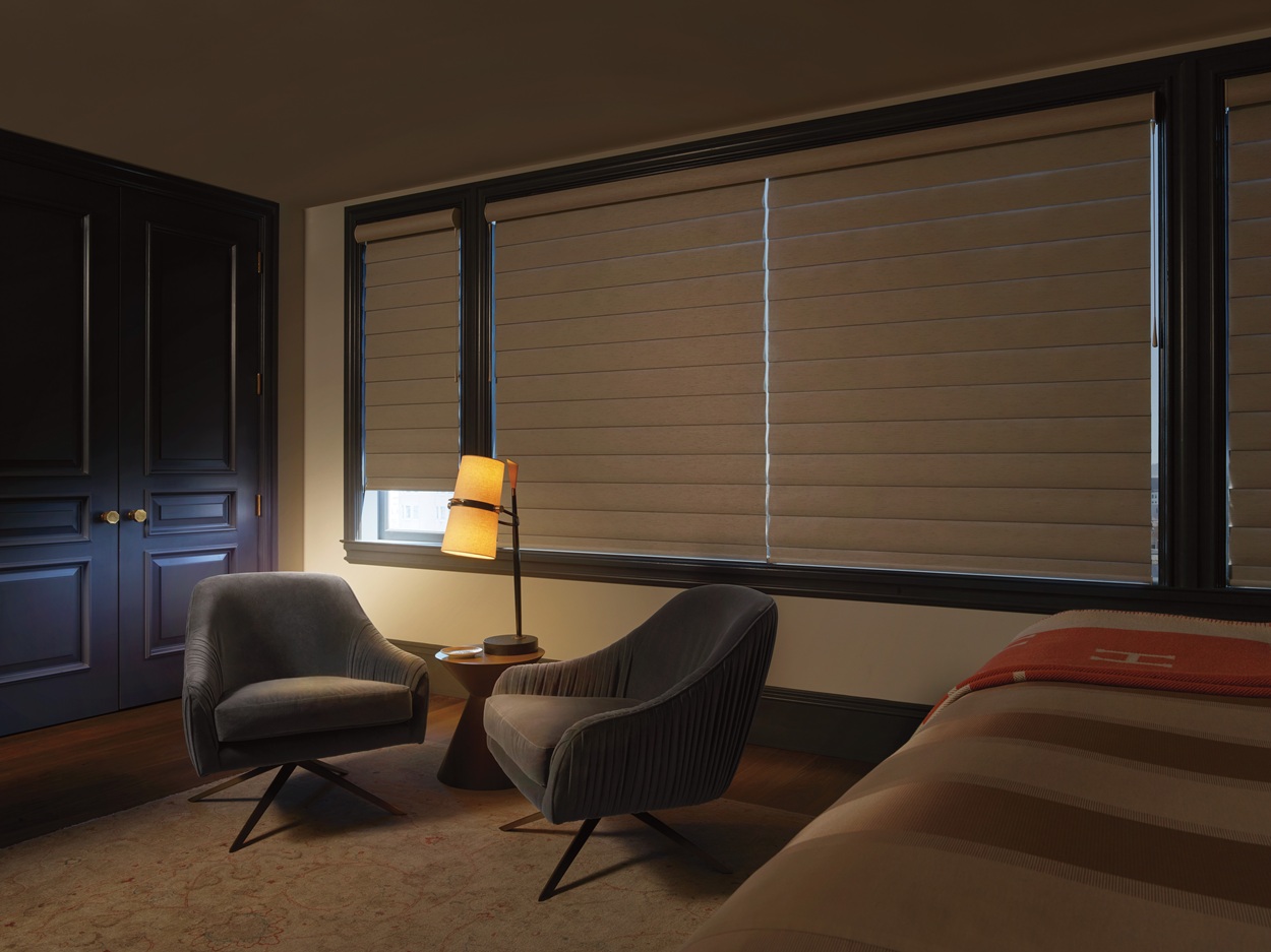 Hunter Douglas Blackout Pirouette Shades