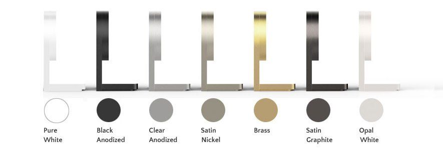 Lutron palladiom End Bracket colors